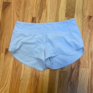 Womens speed up 2.5” lululemon running shorts
